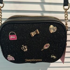 NWT Juicy Couture Juicy Girl Only Camera Crossbody Bag W/ two main compartments.